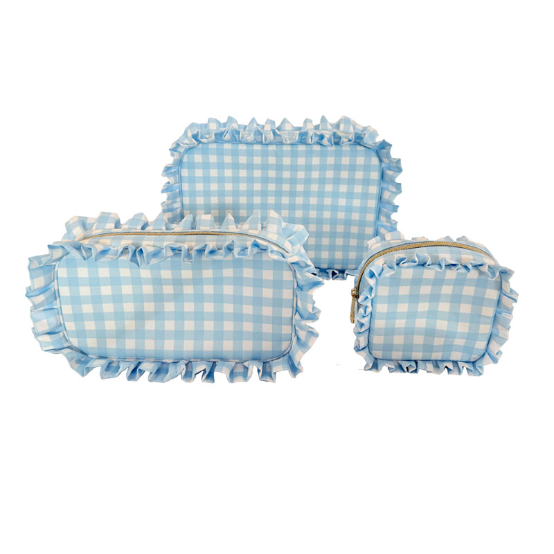 ruffle cosmetic bags